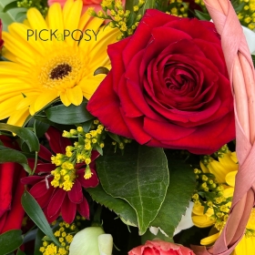 red-yellow-orange-sympathy-funeral-basket-arrangement-flowers-delivery-strood-rochester-medway