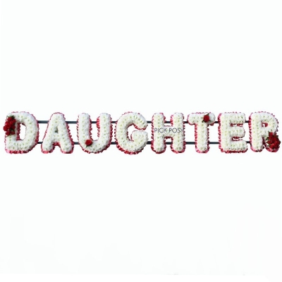 daughter-funeral-flowers-tribute-letters-delivered-strood-rochester-medway 