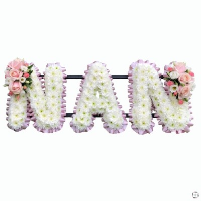 nan-nannie-nanny-funeral-flowers-tribute-letters-delivered-strood-rochester-medway-kent