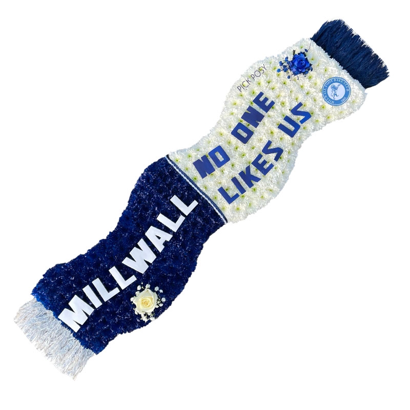 millwall-football-scarf-funeral-flowers-tribute-strood-rochester-medway-kent