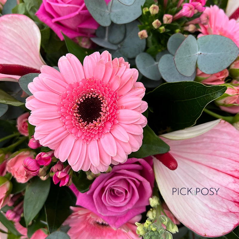 Pink-roses-gerebras-casket-coffin-spray-funeral-flowers-tribute-delivered-strood-Rochester-medway-kent