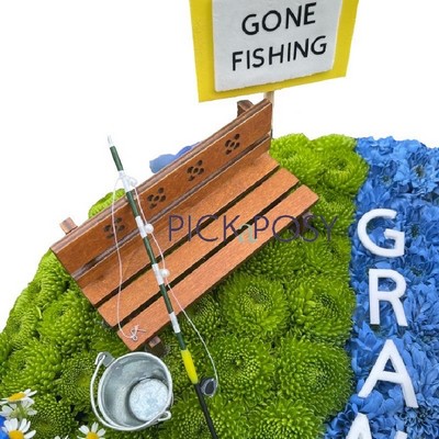 gone-fishing-fish-fisherman-funeral-flowers-tribute-delivered-strood-rochester-kent