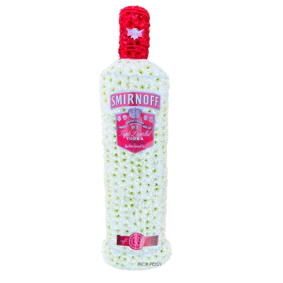 Smirnoff-vodka-bottle-drink-wreath-funeral-flowers-tribute-delivered-strood-rochester-medway-kent