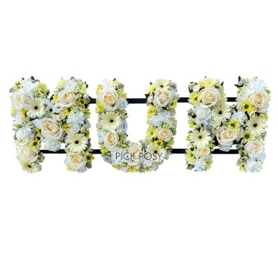 loose-style-mum-letters-lemon-white-roses-funeral-flowers-sympathy-delivered-strood-rochester-kent