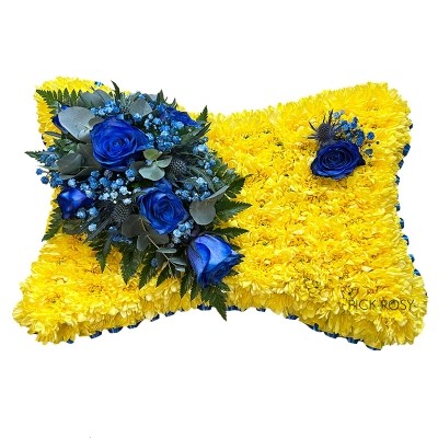 pillow-wreath-funeral-flowers-tribute-delivered-strood-rochester-medway-kent