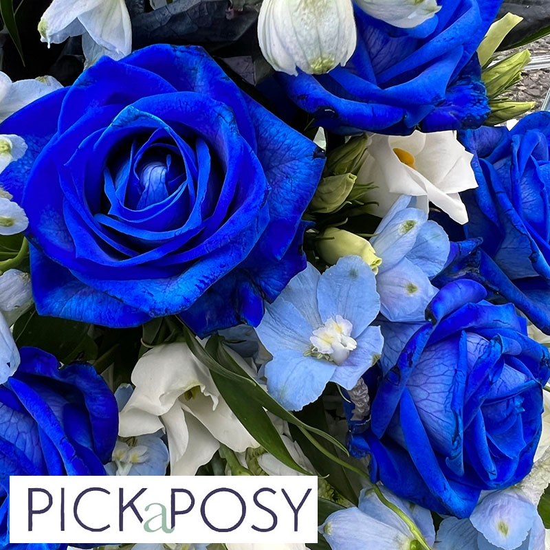 blue-roses-gates-of-heaven-funeral-flowers-tribute-delivered-strood-rochester-medway-kent