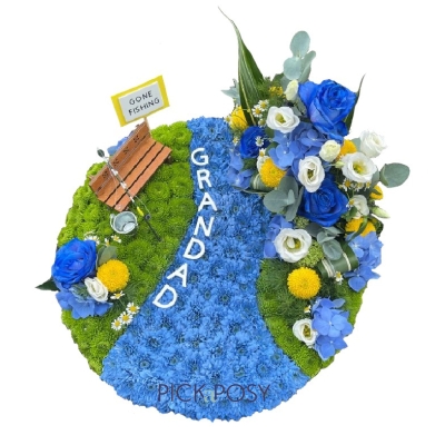 gone-fishing-fish-fisherman-funeral-flowers-tribute-delivered-strood-rochester-kent