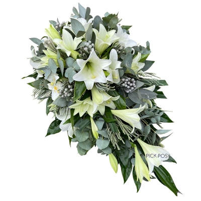 × white-lily-longiflorum-single-ended-spray-funeral-flowers-tribute-delivered-strood-rochester-medway