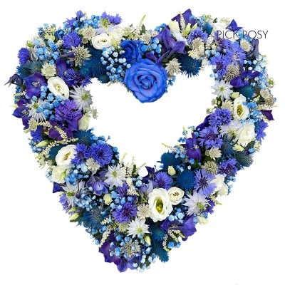 loose-open-heart-funeral-flowers-wreath-tribute-delivered-strood-rochester-medeay-kent