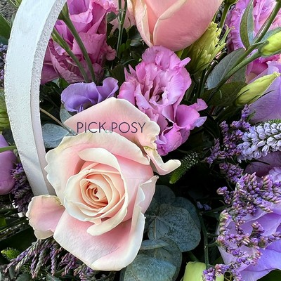 pink-lilac-sympathy-funeral-basket-arrangement-flowers-delivery-strood-rochester-medway