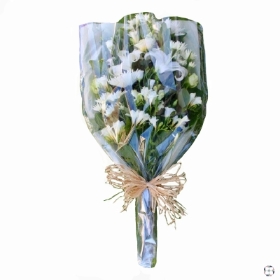 sympathy-bouquet-cellophane-flowers-funeral-wreath-delivered-strood-rochester-medway-kent