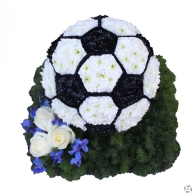3D Football Funeral Tribute