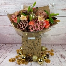 Frankincense-Myrrh-hand-tie-bouquet-christmas-Christ mass-xmas-delivered-flowers-strood-rochester-medway-kent