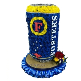fosters-beer-can-funeral-flowers-tribute-delivered-strood-rochester-medway-kent