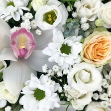 orchid-roses-lisianthus-gypsophila-white-peach-heart-funeral-flowers-delivered-strood-rochester-medway