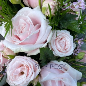 Blush-pink-rose-roses-wreath-ring-circle-of-life-funeral-flowers-tribute-delivered-strood-Rochester-Medway-kent