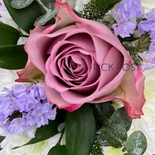 Lilac-white-based-funeral-cross-wreath-flowers-delivered-strood-rochester-medway-kent