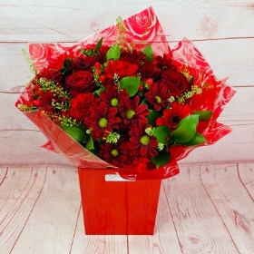 ruby-wedding-anniversary-40years-bouquet-flowers-gift-delivered-strood-rochester-medway-kent