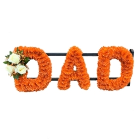 orange-dad-letter-funeral-flowers-tribute-deliverd-strood-rochester-medway-kent