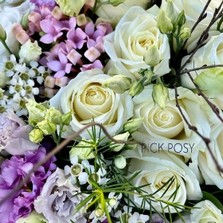 pink-white-roses-modern-style-white-roses-purple-lisanthus-funeral-posy-pad-delivered-strood-rochester-kent