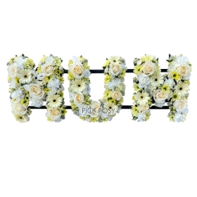 loose-style-mum-letters-lemon-white-roses-funeral-flowers-sympathy-delivered-strood-rochester-kent