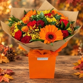 Autumn-autumnal-serenade-bouquet-handtie-flowers-delivered-strood-rochester-medway-kent