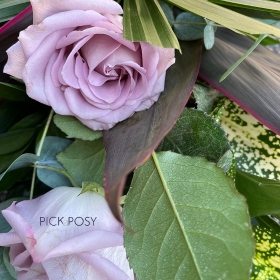 lilac-roses-tied-natural-tied-sheaf-wreath-funeral-flowers-tribute-delivered-strood-rochester-medway-kent