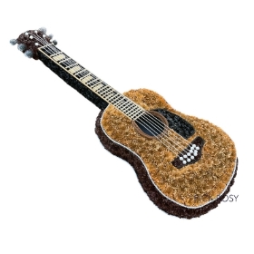 Acoustic-wooden-guitar-tribute-funeral-flowers-wreath-music-musician-delivered-strood-rochester-medway