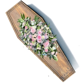 blush-pink-white-pastel-coffin-casket-spray-funeral-flowers-tribute-wreath-delivered-strood-rochester-medway-kent