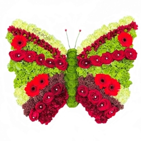 Butterfly-pretty-funeral-flowers-tribute-delivered-strood-Rochester-Medway-kent