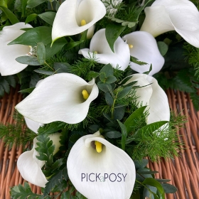 white-calla- lily-lilies-funeral-cross-wreath-flowers-delivered-strood-rochester-medway-kent