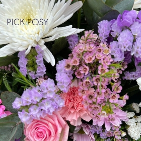 pink-lilac-white-casket-coffin-spray-funeral-flowers-tribute-delivered-strood-rochester-medway-kent