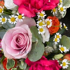 orange-cerise-pink-country-style-wreath-ring-circle-of-life-delivered-funeral-flowers-strood-rochester-medway-kent