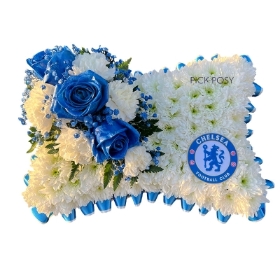 chelsea-pillow-funeral-flowers-tribute-wreath-delivered-strood-rochester-medway-kent