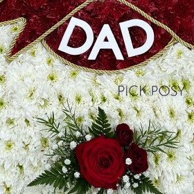 arsenal-football-badge-logo-funeral-flowers-wreath-tribute-delivered-strood-rochester-medway-kent