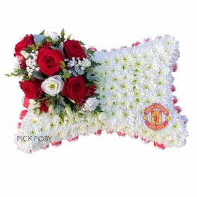 Manchester-united-football-pillow-funeral-flowers-delivered-tribute-strood-rochester-medway-kent