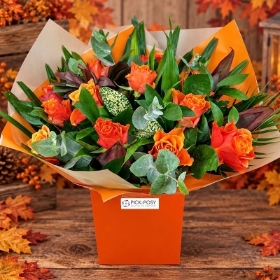 marmalade-moments-orange-roses-bouquet-autumn-flowers-florist-delivery-PICKaPOSY-strood-rochester-kent