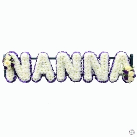 Nanna-nan-nanny-nannie-letters-funeral-flowers-delivered-strood-rochester-medway 