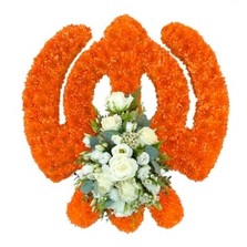 orange-Khanda-sikh-symbol-faith-funeral-flowers-tribute-delivered-strood-rochester-medway-kent