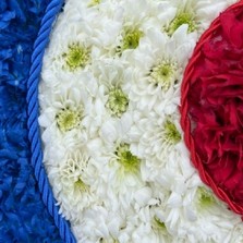 Raf-roundel-mod-target-royal-air-force-funeral-flowers-tribute-wreath-delivered-strood-rochester-medway