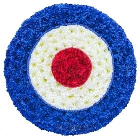 Raf-roundel-mod-target-royal-air-force-funeral-flowers-tribute-wreath-delivered-strood-rochester-medway