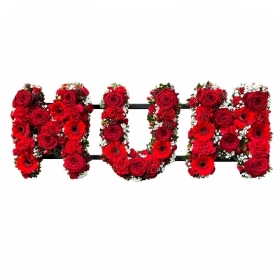 red-mum-momma-mummy-letters-funeral-flowers-tribute-delivered-strood-rochester-medway-kent 