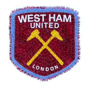 west-ham-badge-logo-hammers-football-funeral-flowers-tribute-delivery-strood-medway-rochester-kent