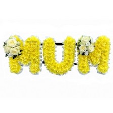 Yellow Based & White Roses Mum